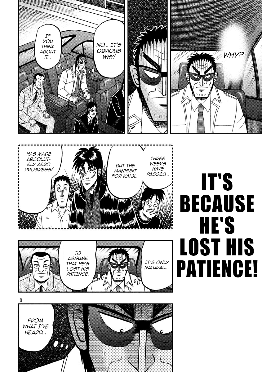 Gambling Outcast Kaiji: The 2.4 Billion Escape Arc - Kaiji Part 6 Chapter 332 page 8 - Chapter 332: Distress