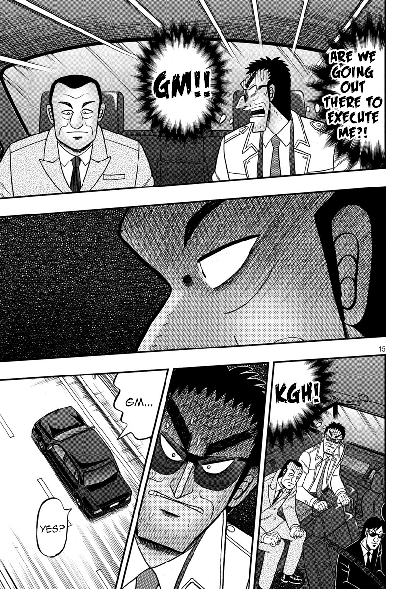 Gambling Outcast Kaiji: The 2.4 Billion Escape Arc - Kaiji Part 6 Chapter 333 page 15 - Chapter 333: Anxiety