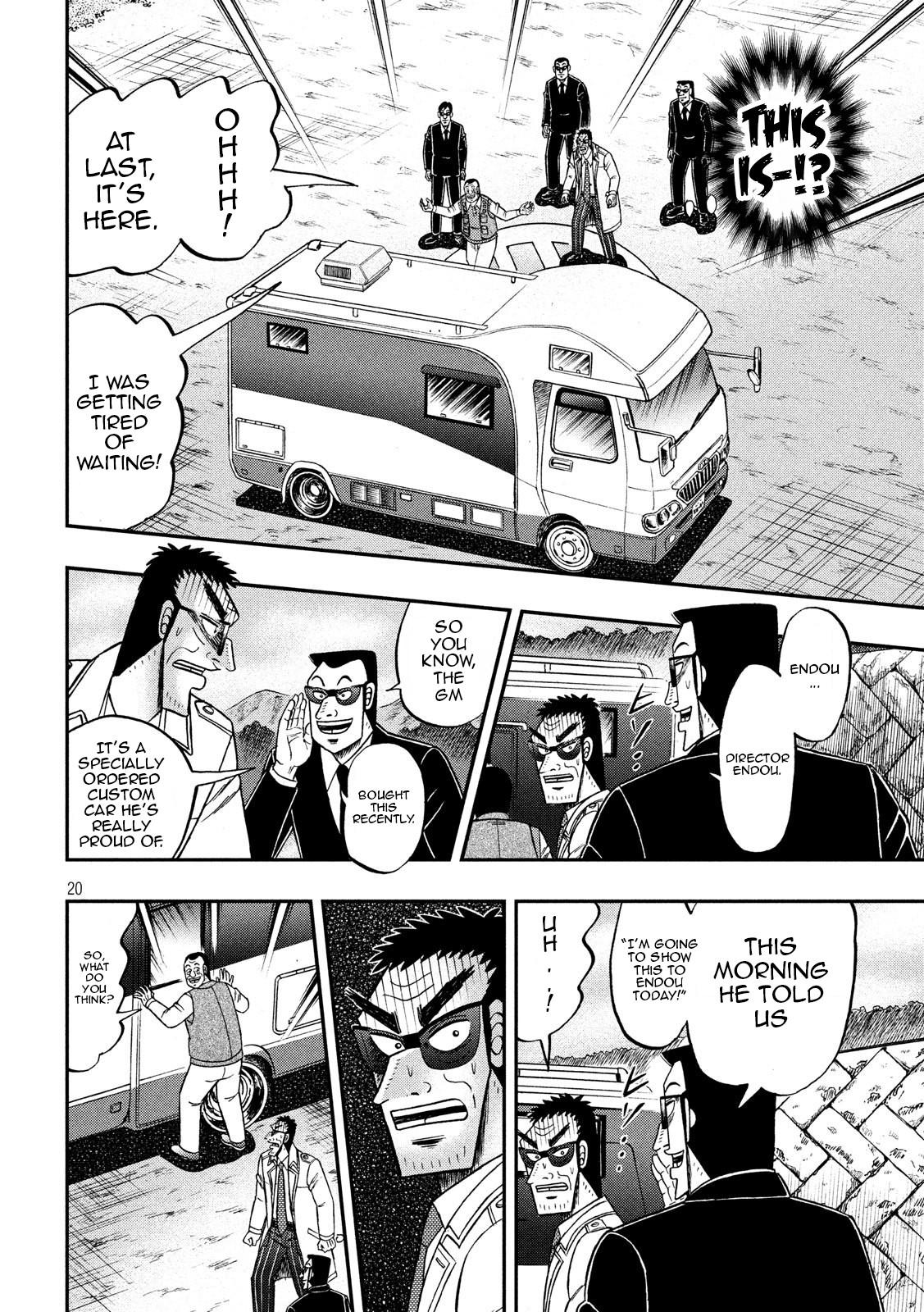 Gambling Outcast Kaiji: The 2.4 Billion Escape Arc - Kaiji Part 6 Chapter 334 page 19 - Chapter 334: Sadism