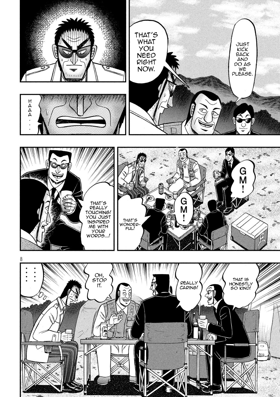 Gambling Outcast Kaiji: The 2.4 Billion Escape Arc - Kaiji Part 6 Chapter 334 page 7 - Chapter 334: Sadism