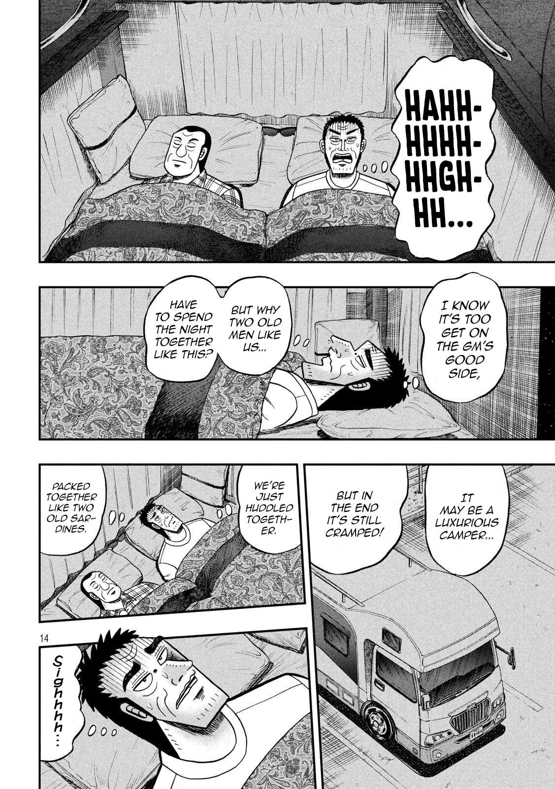 Gambling Outcast Kaiji: The 2.4 Billion Escape Arc - Kaiji Part 6 Chapter 335 page 13 - Chapter 335: Confession