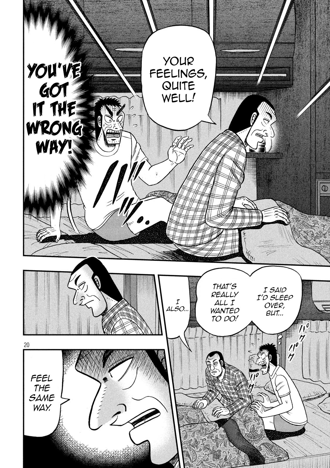 Gambling Outcast Kaiji: The 2.4 Billion Escape Arc - Kaiji Part 6 Chapter 335 page 19 - Chapter 335: Confession