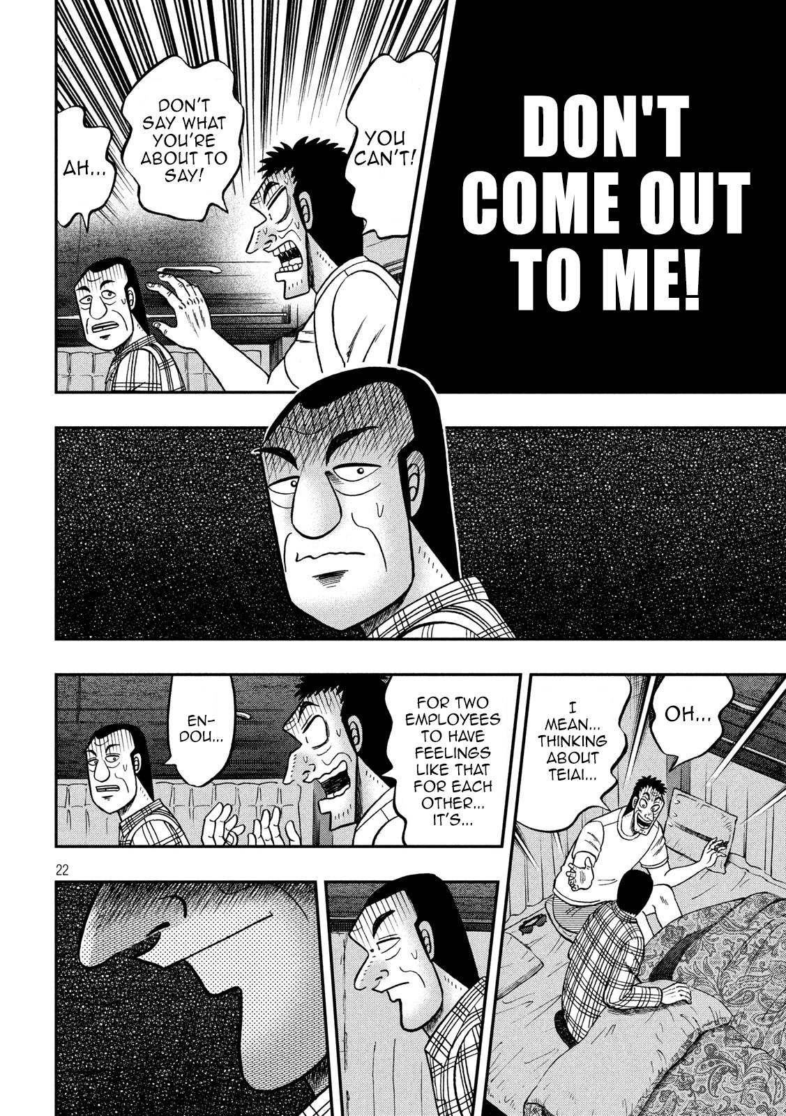 Gambling Outcast Kaiji: The 2.4 Billion Escape Arc - Kaiji Part 6 Chapter 335 page 21 - Chapter 335: Confession