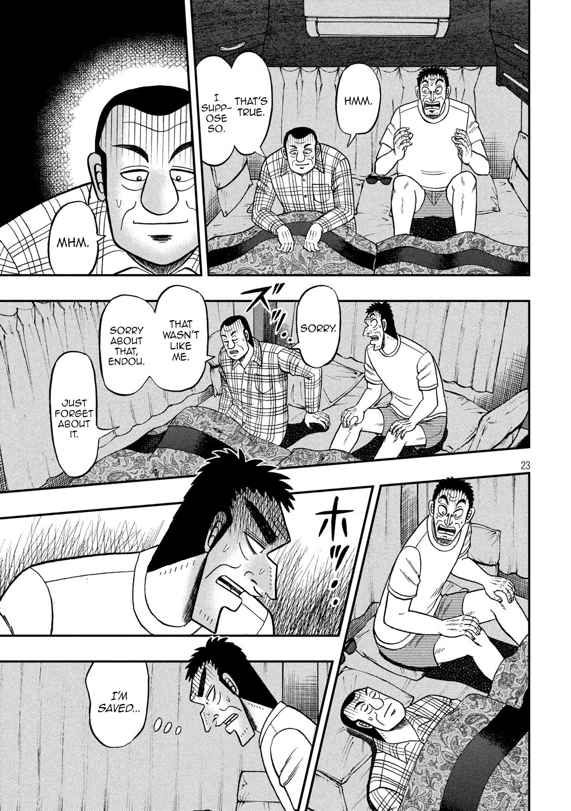 Gambling Outcast Kaiji: The 2.4 Billion Escape Arc - Kaiji Part 6 Chapter 335 page 22 - Chapter 335: Confession