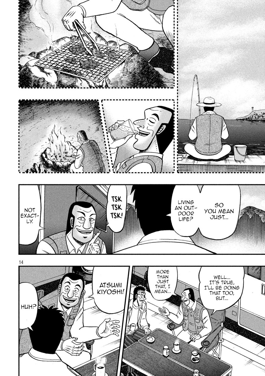 Gambling Outcast Kaiji: The 2.4 Billion Escape Arc - Kaiji Part 6 Chapter 336 page 14 - Chapter 336: Pie in the Sky