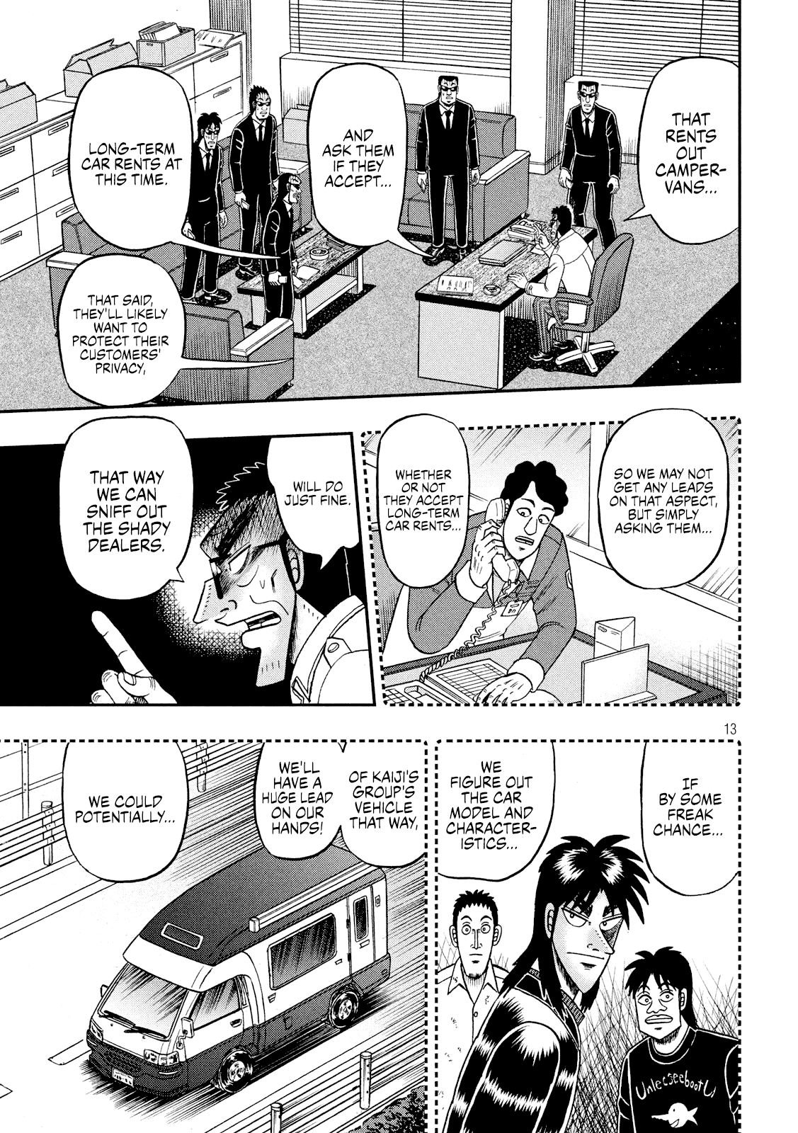 Gambling Outcast Kaiji: The 2.4 Billion Escape Arc - Kaiji Part 6 Chapter 338 page 13 - Chapter 338: Bull's Eye