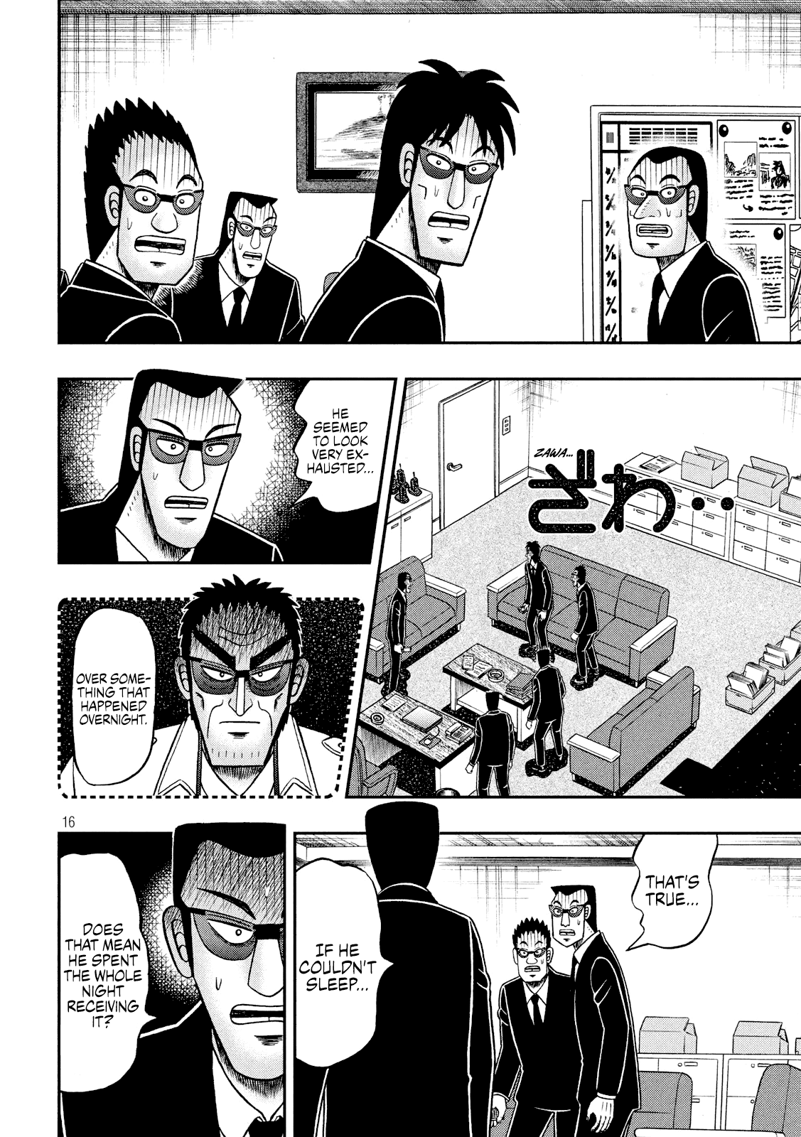 Gambling Outcast Kaiji: The 2.4 Billion Escape Arc - Kaiji Part 6 Chapter 338 page 16 - Chapter 338: Bull's Eye