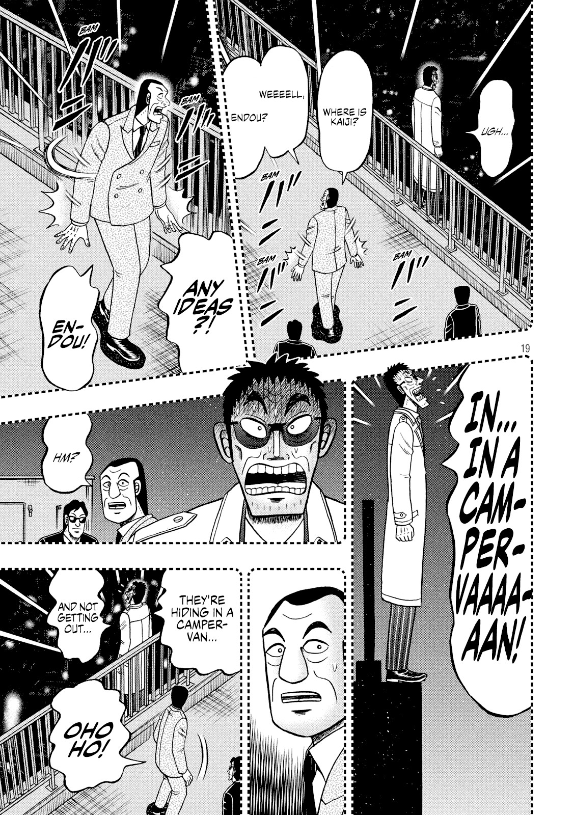Gambling Outcast Kaiji: The 2.4 Billion Escape Arc - Kaiji Part 6 Chapter 338 page 19 - Chapter 338: Bull's Eye