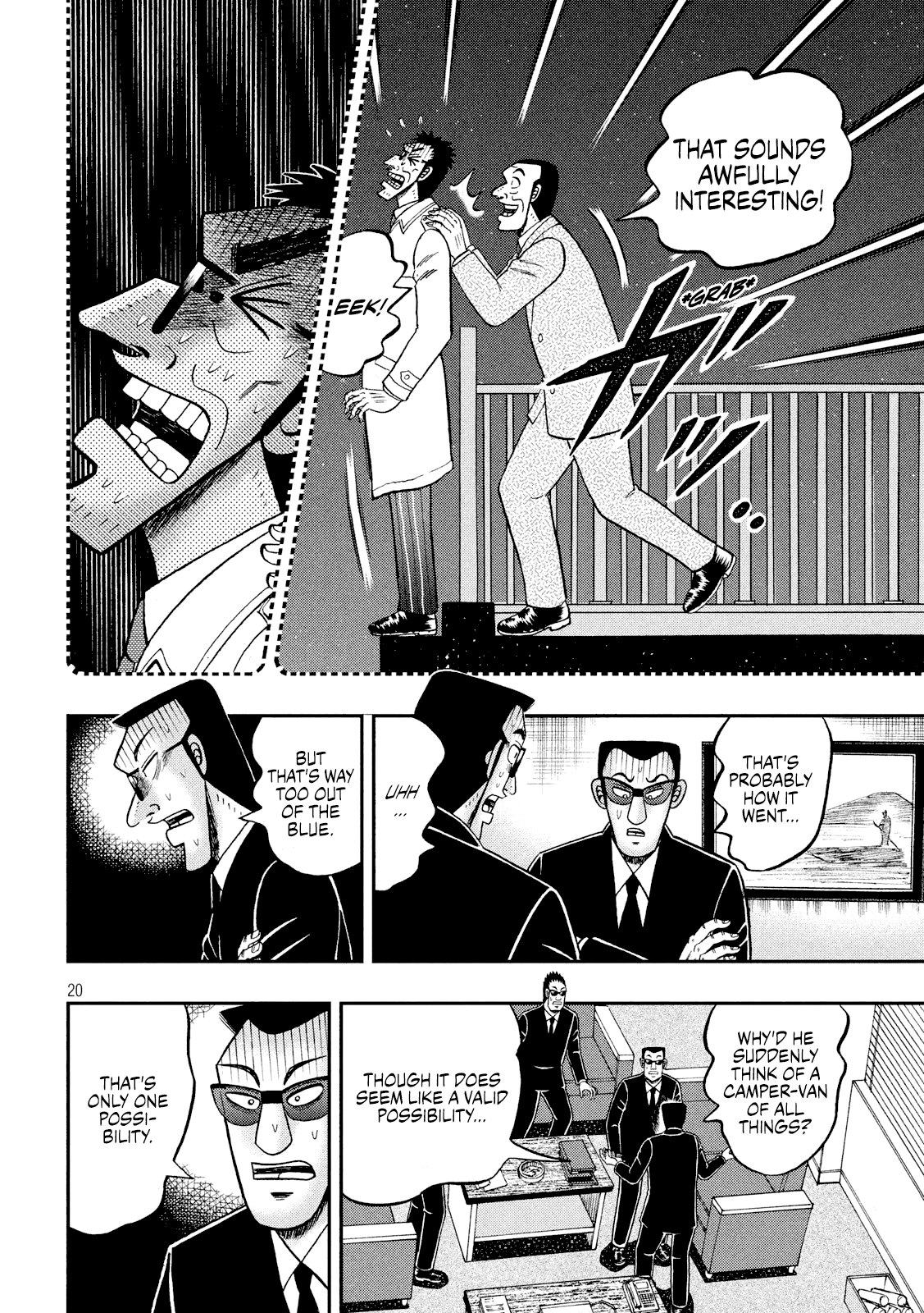 Gambling Outcast Kaiji: The 2.4 Billion Escape Arc - Kaiji Part 6 Chapter 338 page 20 - Chapter 338: Bull's Eye