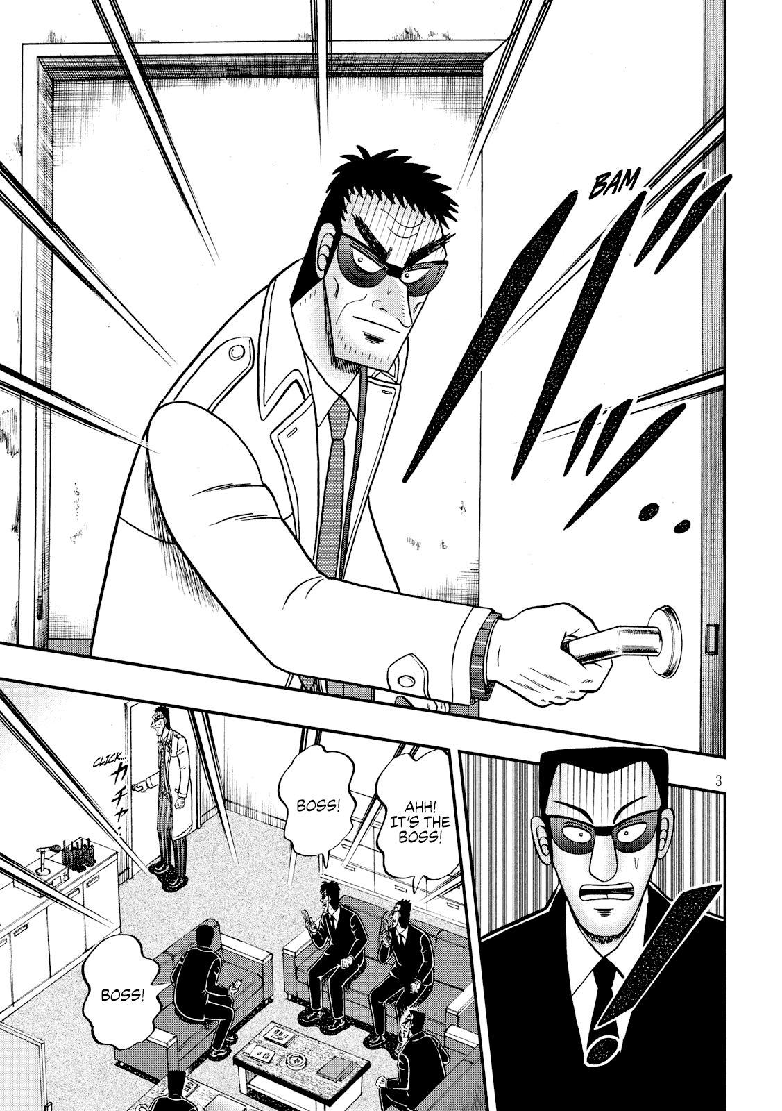 Gambling Outcast Kaiji: The 2.4 Billion Escape Arc - Kaiji Part 6 Chapter 338 page 3 - Chapter 338: Bull's Eye