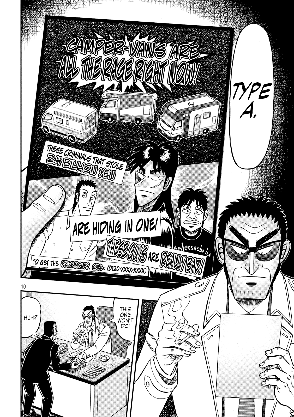 Gambling Outcast Kaiji: The 2.4 Billion Escape Arc - Kaiji Part 6 Chapter 339 page 10 - Chapter 339: Closing In