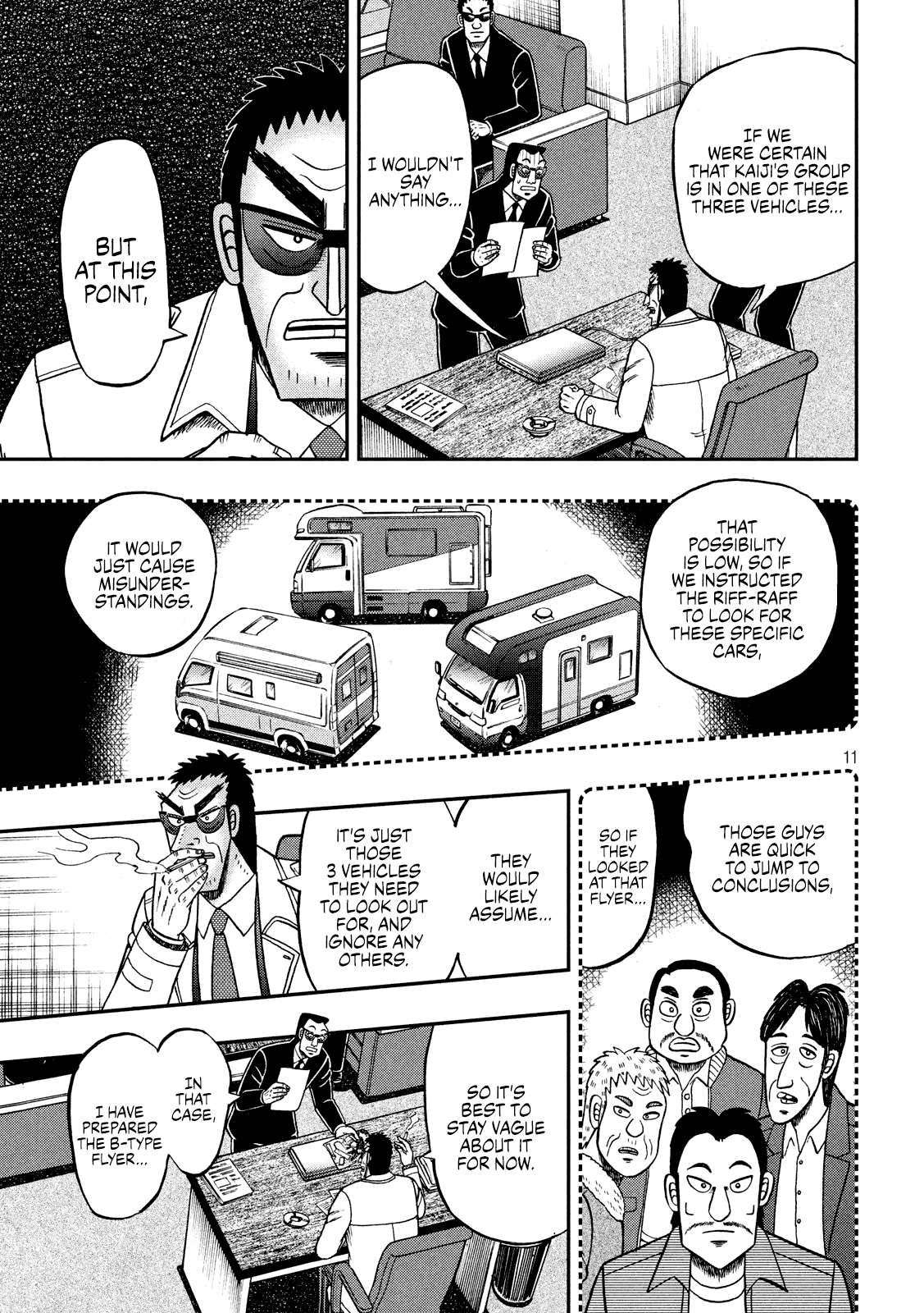 Gambling Outcast Kaiji: The 2.4 Billion Escape Arc - Kaiji Part 6 Chapter 339 page 11 - Chapter 339: Closing In