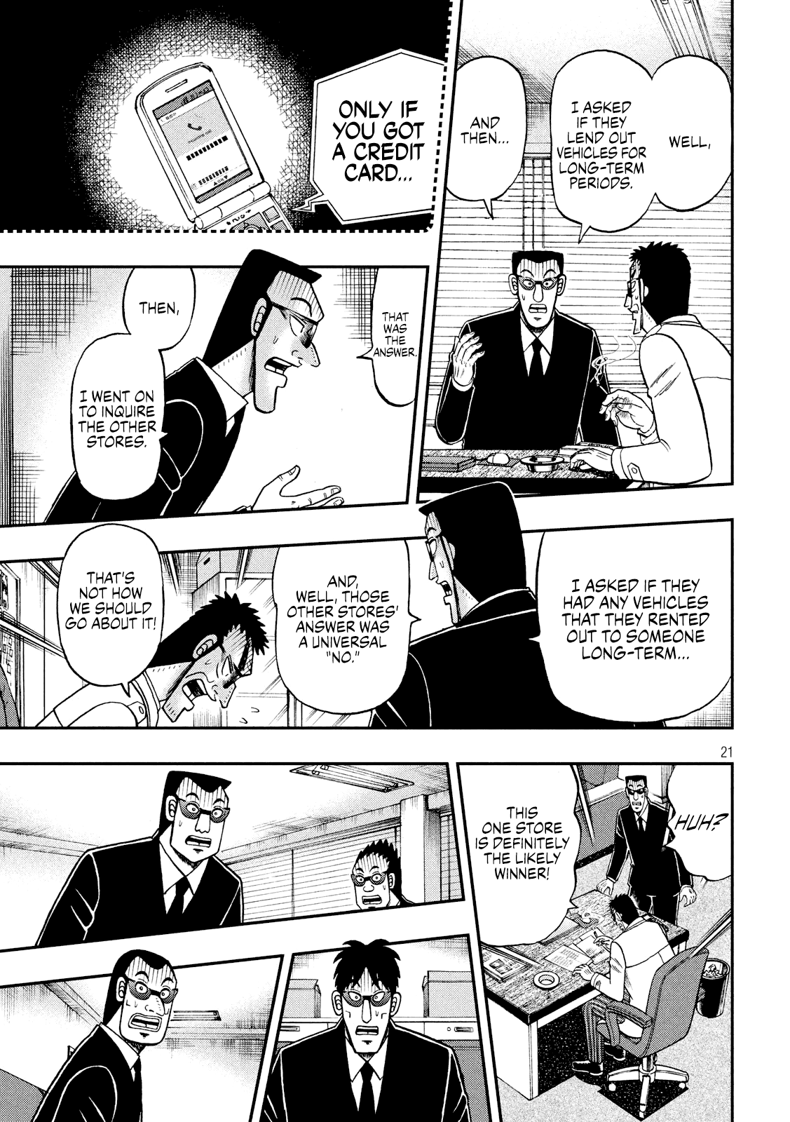 Gambling Outcast Kaiji: The 2.4 Billion Escape Arc - Kaiji Part 6 Chapter 339 page 21 - Chapter 339: Closing In