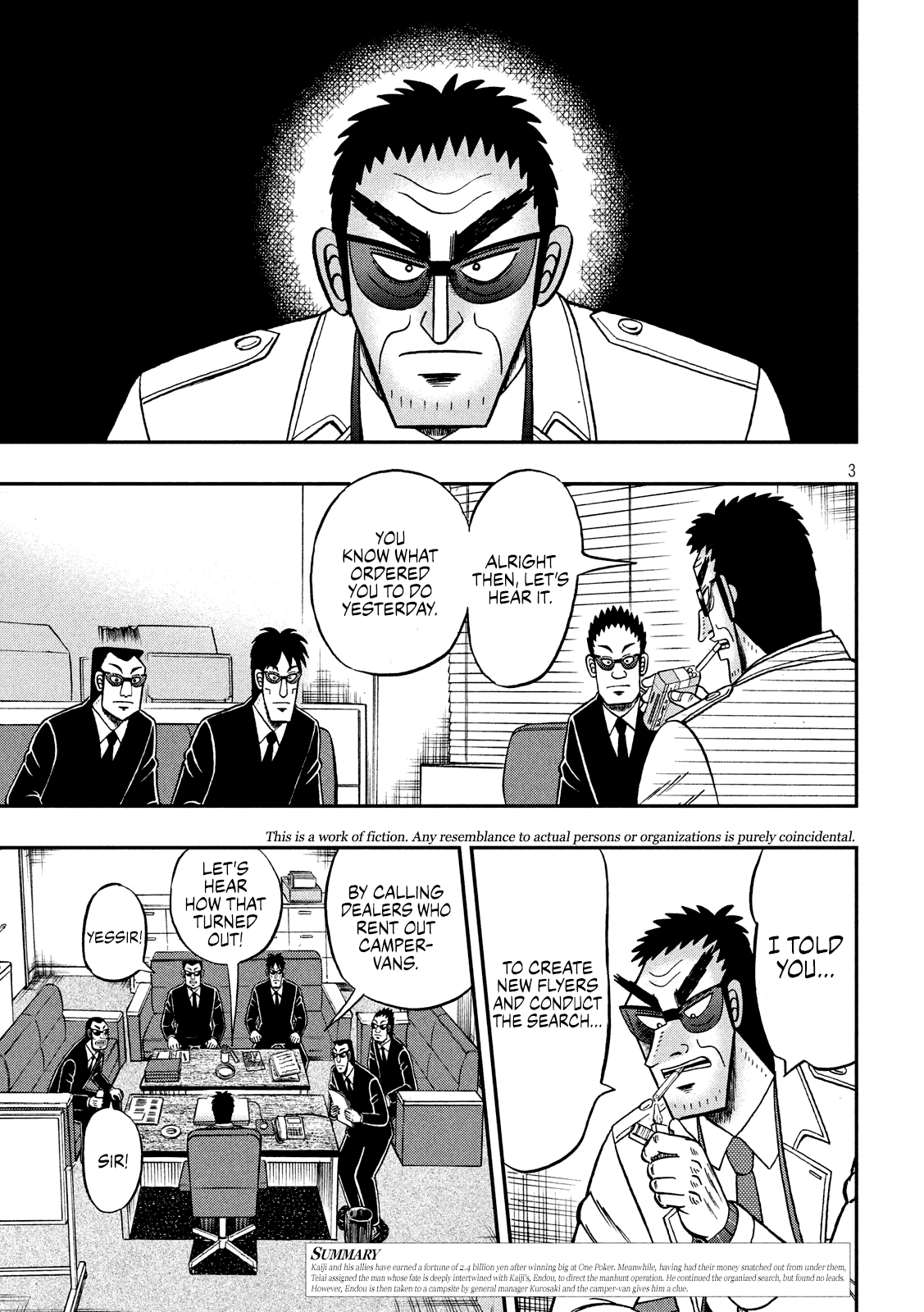 Gambling Outcast Kaiji: The 2.4 Billion Escape Arc - Kaiji Part 6 Chapter 339 page 3 - Chapter 339: Closing In