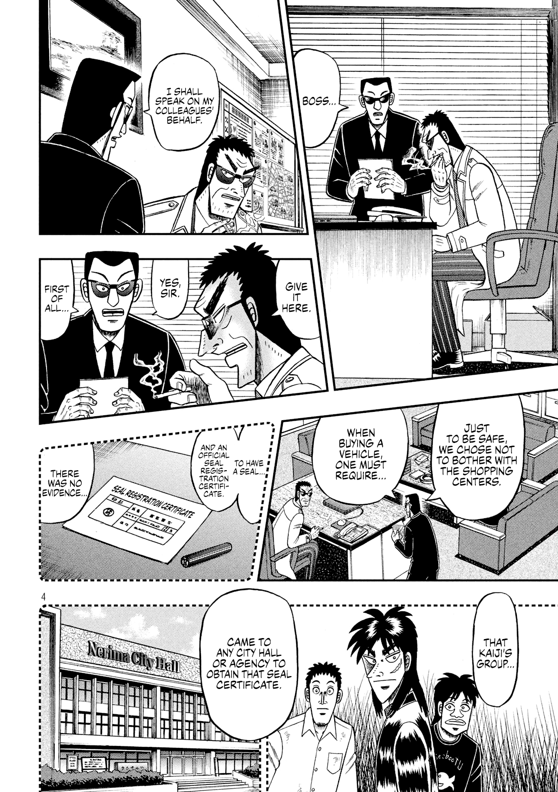 Gambling Outcast Kaiji: The 2.4 Billion Escape Arc - Kaiji Part 6 Chapter 339 page 4 - Chapter 339: Closing In