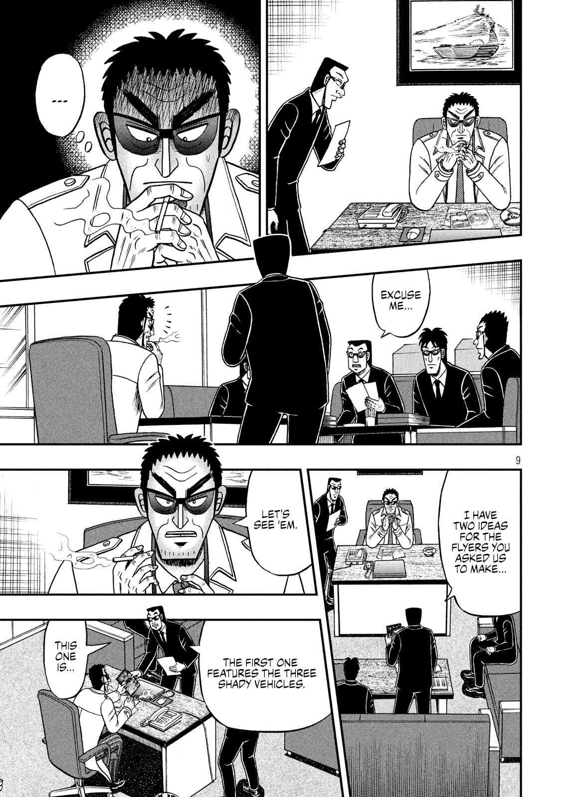 Gambling Outcast Kaiji: The 2.4 Billion Escape Arc - Kaiji Part 6 Chapter 339 page 9 - Chapter 339: Closing In
