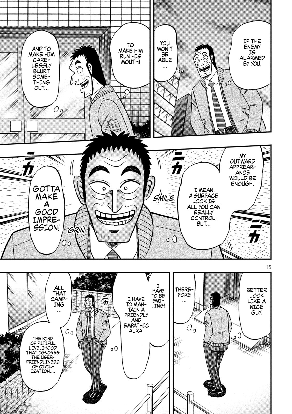 Gambling Outcast Kaiji: The 2.4 Billion Escape Arc - Kaiji Part 6 Chapter 340 page 15 - Chapter 340: Encounter