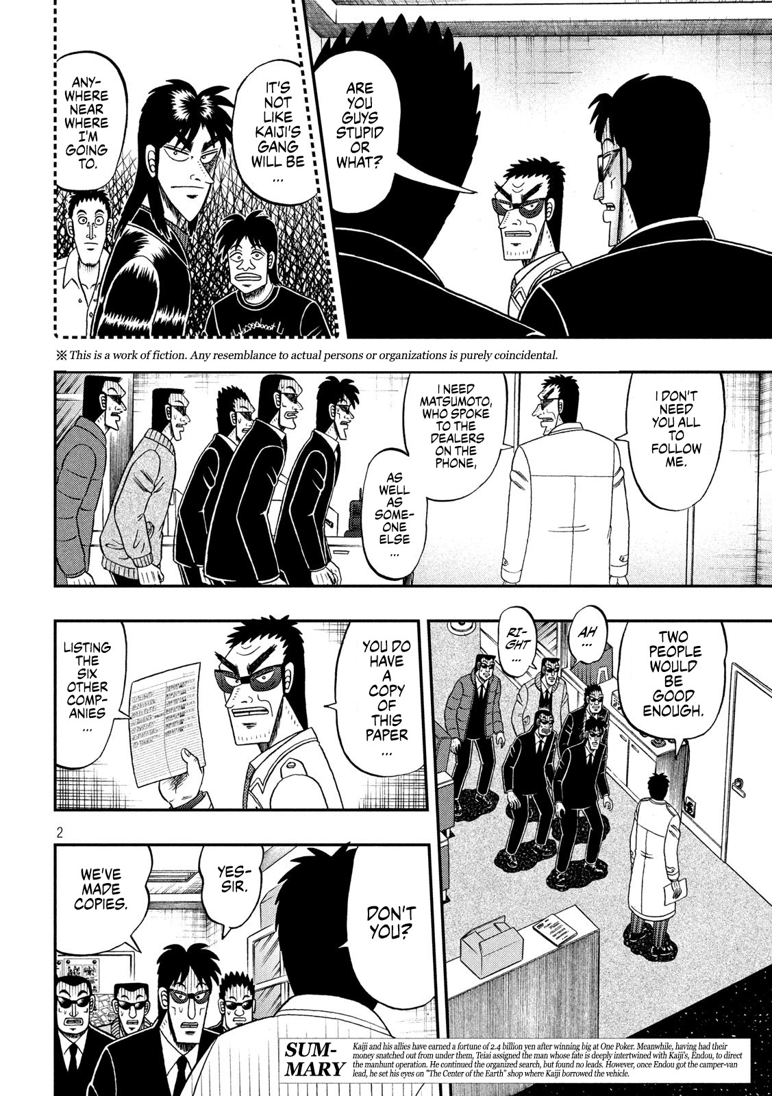 Gambling Outcast Kaiji: The 2.4 Billion Escape Arc - Kaiji Part 6 Chapter 340 page 2 - Chapter 340: Encounter