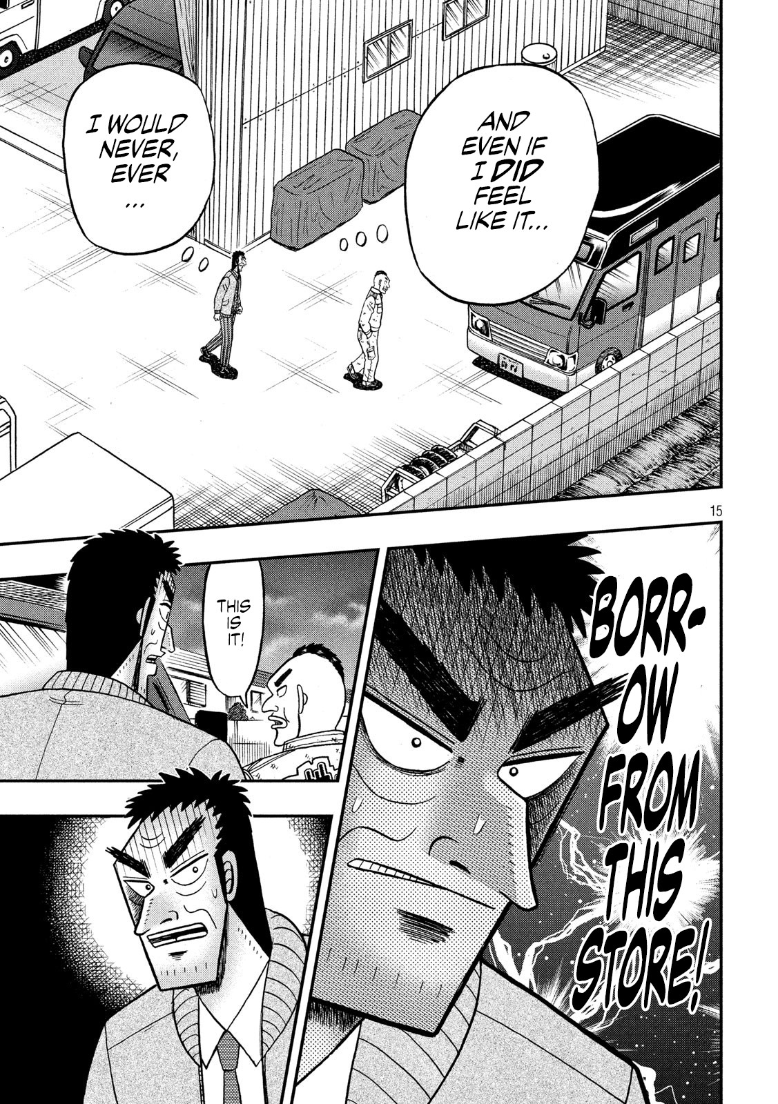 Gambling Outcast Kaiji: The 2.4 Billion Escape Arc - Kaiji Part 6 Chapter 341 page 14 - Chapter 341: Two-Faced