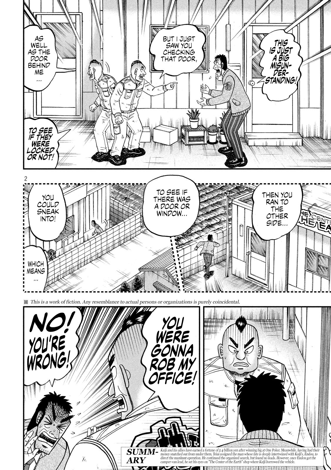 Gambling Outcast Kaiji: The 2.4 Billion Escape Arc - Kaiji Part 6 Chapter 341 page 2 - Chapter 341: Two-Faced