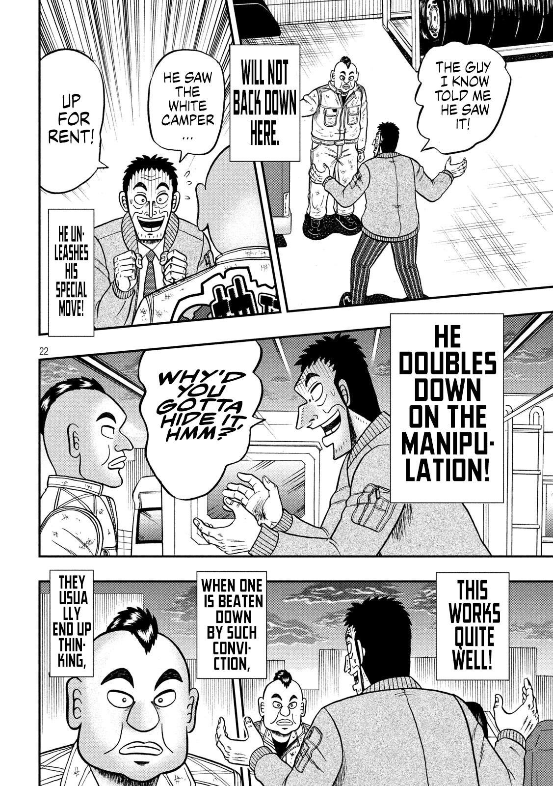 Gambling Outcast Kaiji: The 2.4 Billion Escape Arc - Kaiji Part 6 Chapter 341 page 21 - Chapter 341: Two-Faced
