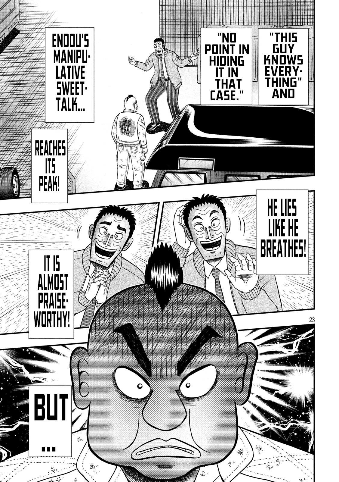 Gambling Outcast Kaiji: The 2.4 Billion Escape Arc - Kaiji Part 6 Chapter 341 page 22 - Chapter 341: Two-Faced