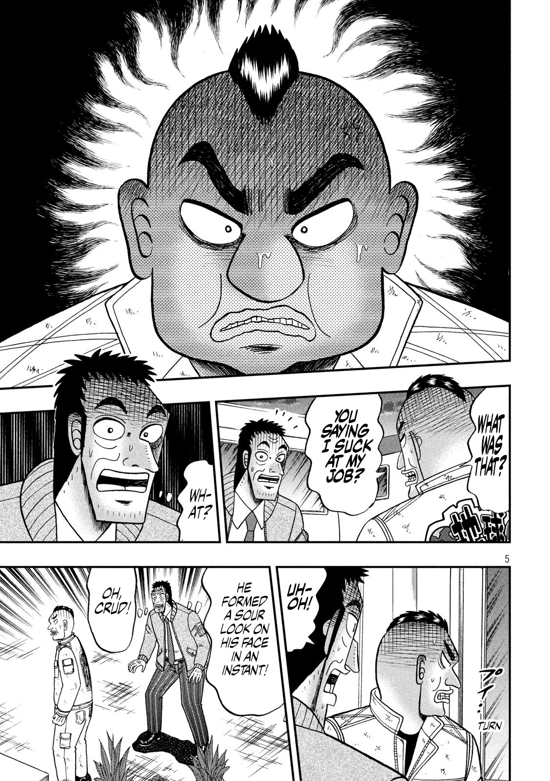Gambling Outcast Kaiji: The 2.4 Billion Escape Arc - Kaiji Part 6 Chapter 341 page 5 - Chapter 341: Two-Faced