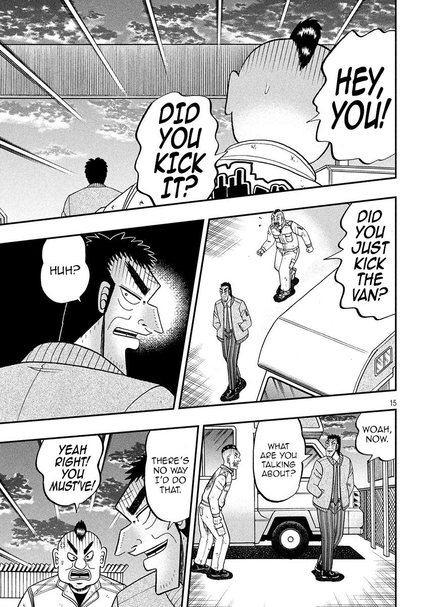 Gambling Outcast Kaiji: The 2.4 Billion Escape Arc - Kaiji Part 6 Chapter 342 page 15 - Chapter 342: Self-Defense