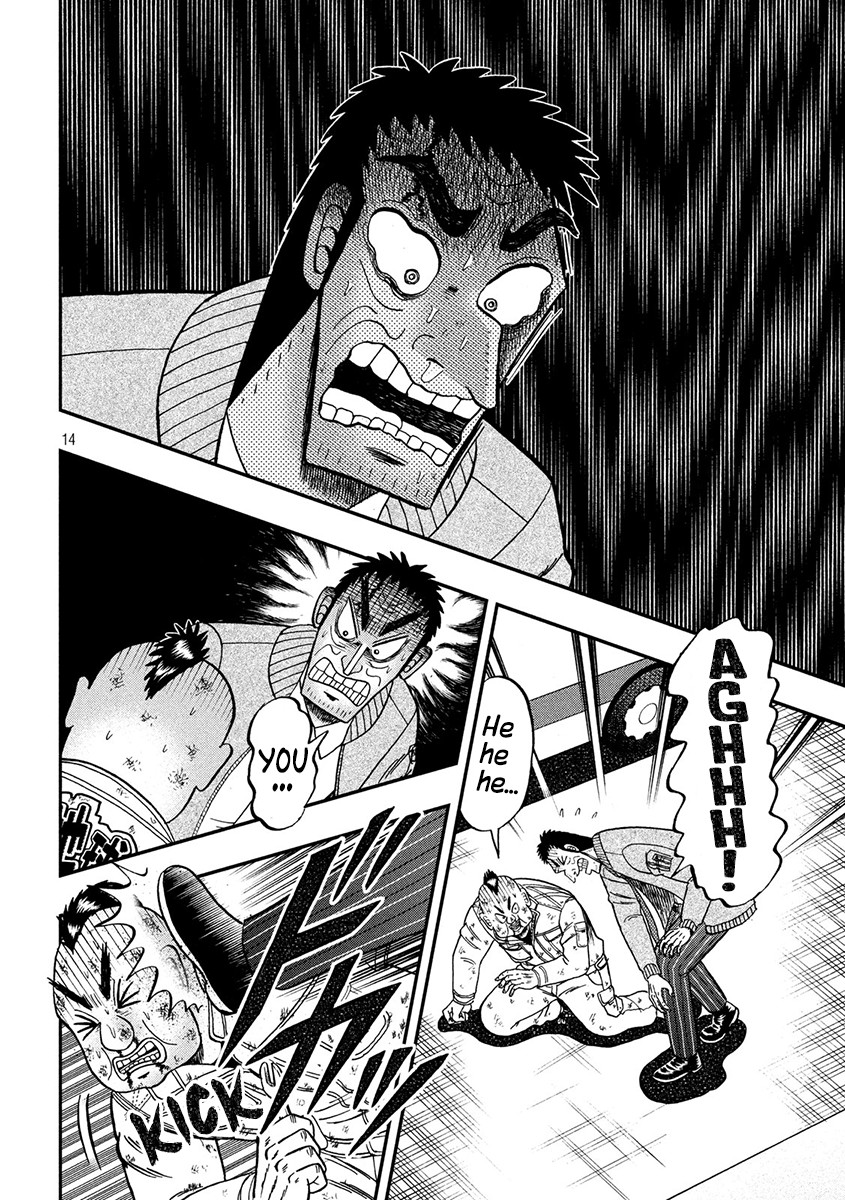 Gambling Outcast Kaiji: The 2.4 Billion Escape Arc - Kaiji Part 6 Chapter 344 page 13 - Chapter 344: Fight
