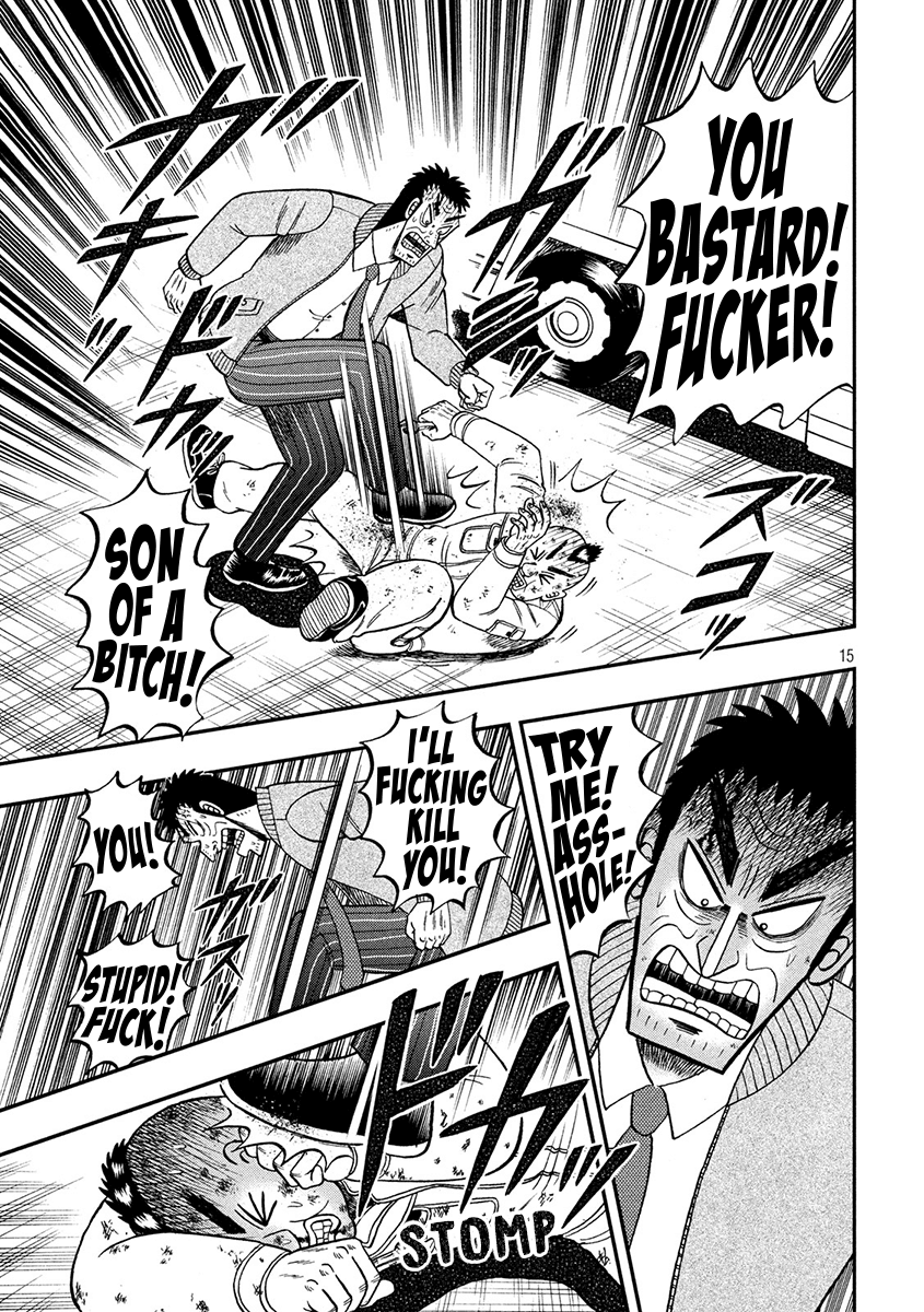 Gambling Outcast Kaiji: The 2.4 Billion Escape Arc - Kaiji Part 6 Chapter 344 page 14 - Chapter 344: Fight