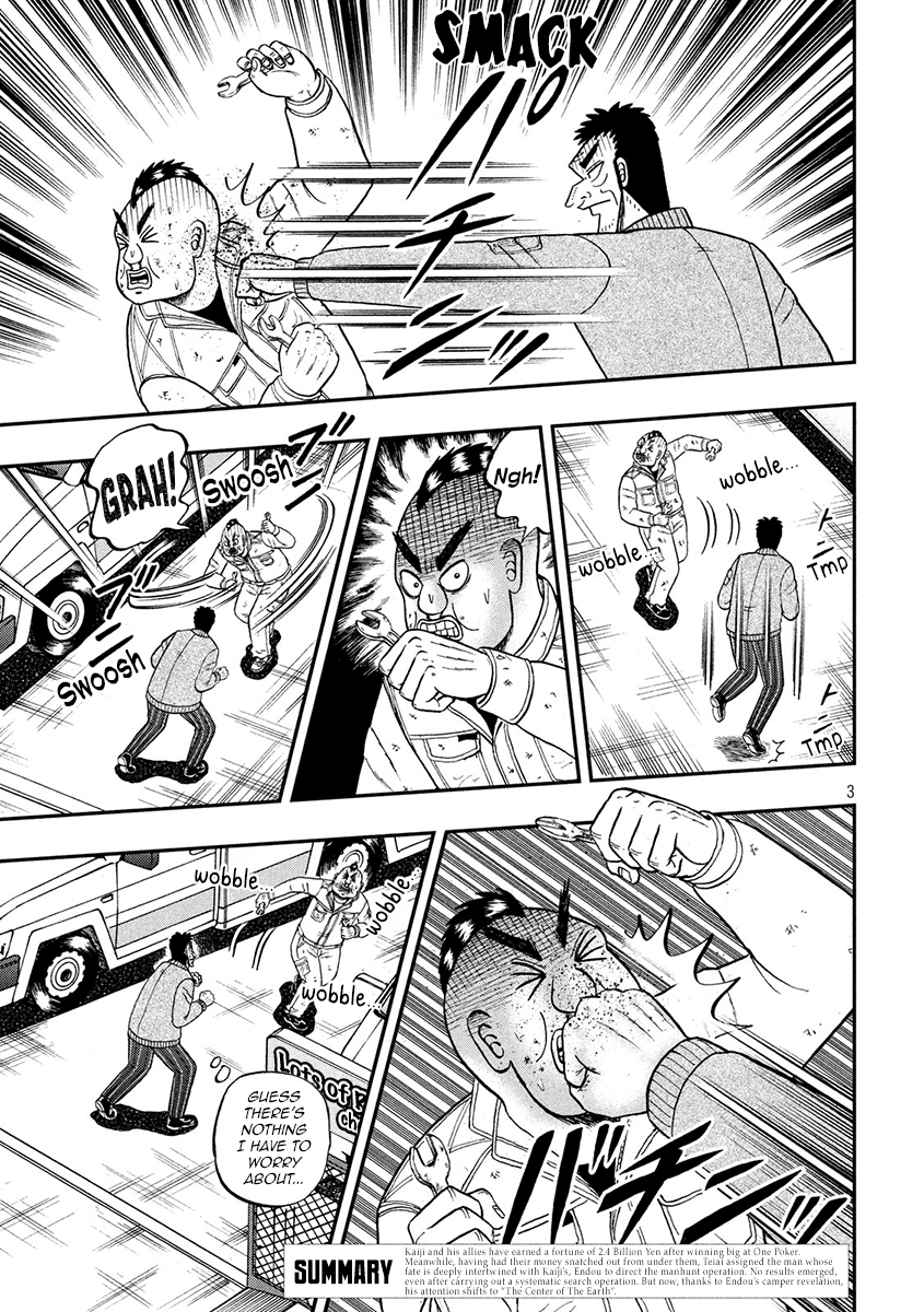 Gambling Outcast Kaiji: The 2.4 Billion Escape Arc - Kaiji Part 6 Chapter 344 page 3 - Chapter 344: Fight