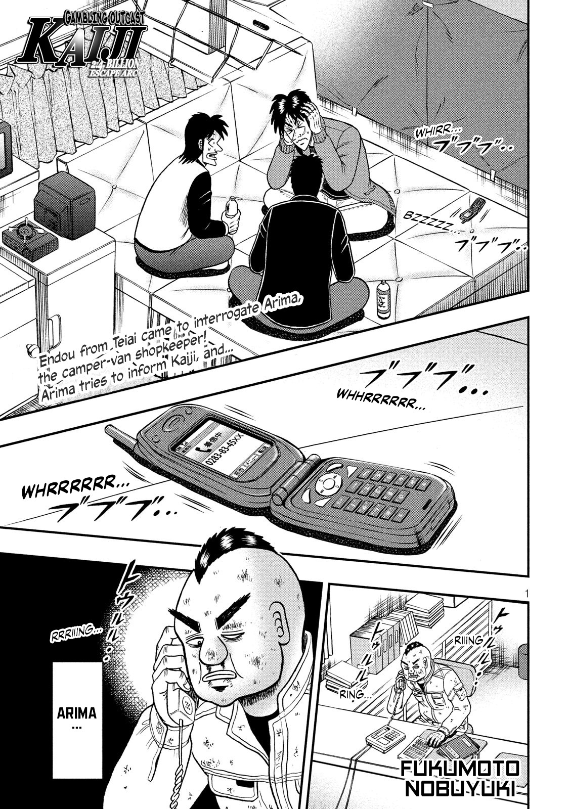 Gambling Outcast Kaiji: The 2.4 Billion Escape Arc - Kaiji Part 6 Chapter 346 page 1 - Chapter 346: Quick Wit