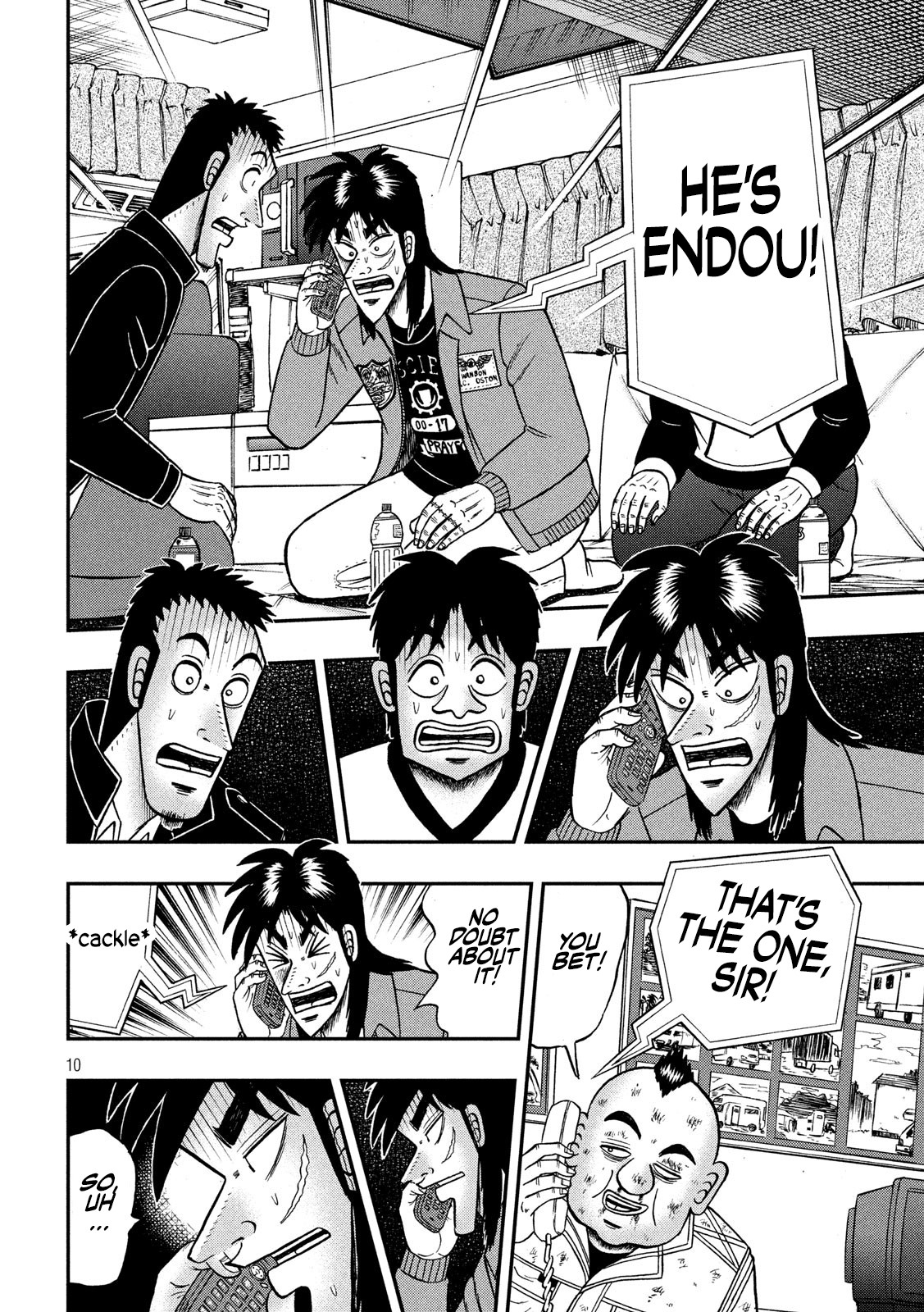 Gambling Outcast Kaiji: The 2.4 Billion Escape Arc - Kaiji Part 6 Chapter 346 page 10 - Chapter 346: Quick Wit