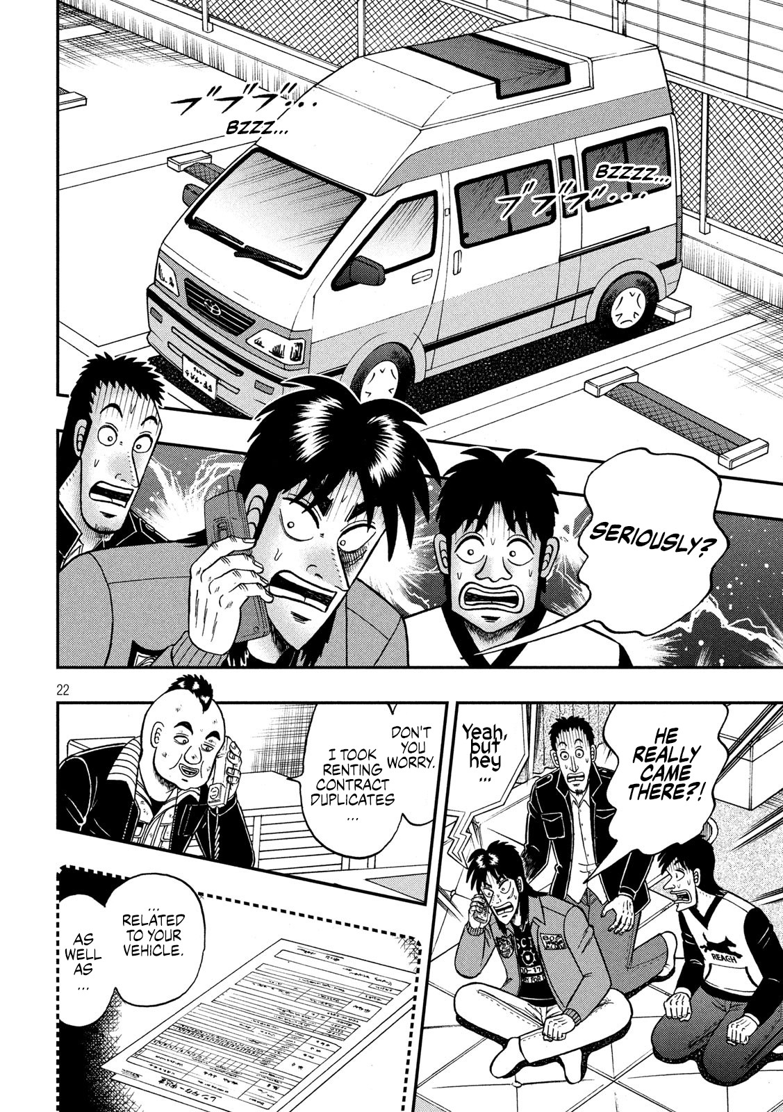 Gambling Outcast Kaiji: The 2.4 Billion Escape Arc - Kaiji Part 6 Chapter 346 page 21 - Chapter 346: Quick Wit