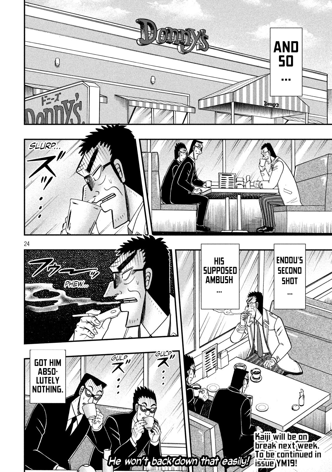 Gambling Outcast Kaiji: The 2.4 Billion Escape Arc - Kaiji Part 6 Chapter 346 page 23 - Chapter 346: Quick Wit