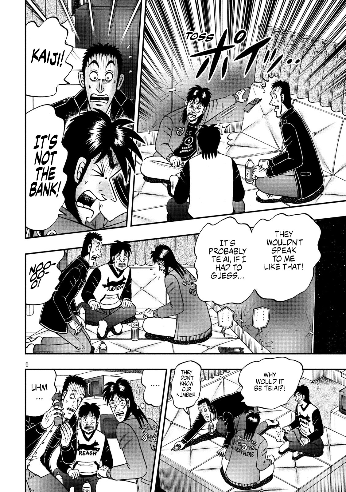 Gambling Outcast Kaiji: The 2.4 Billion Escape Arc - Kaiji Part 6 Chapter 346 page 6 - Chapter 346: Quick Wit