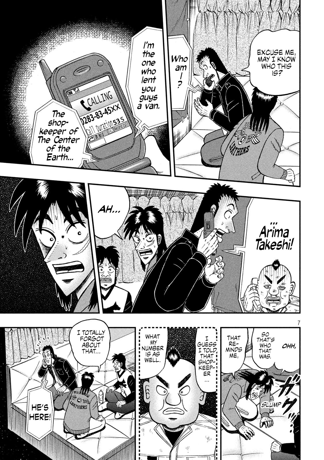 Gambling Outcast Kaiji: The 2.4 Billion Escape Arc - Kaiji Part 6 Chapter 346 page 7 - Chapter 346: Quick Wit
