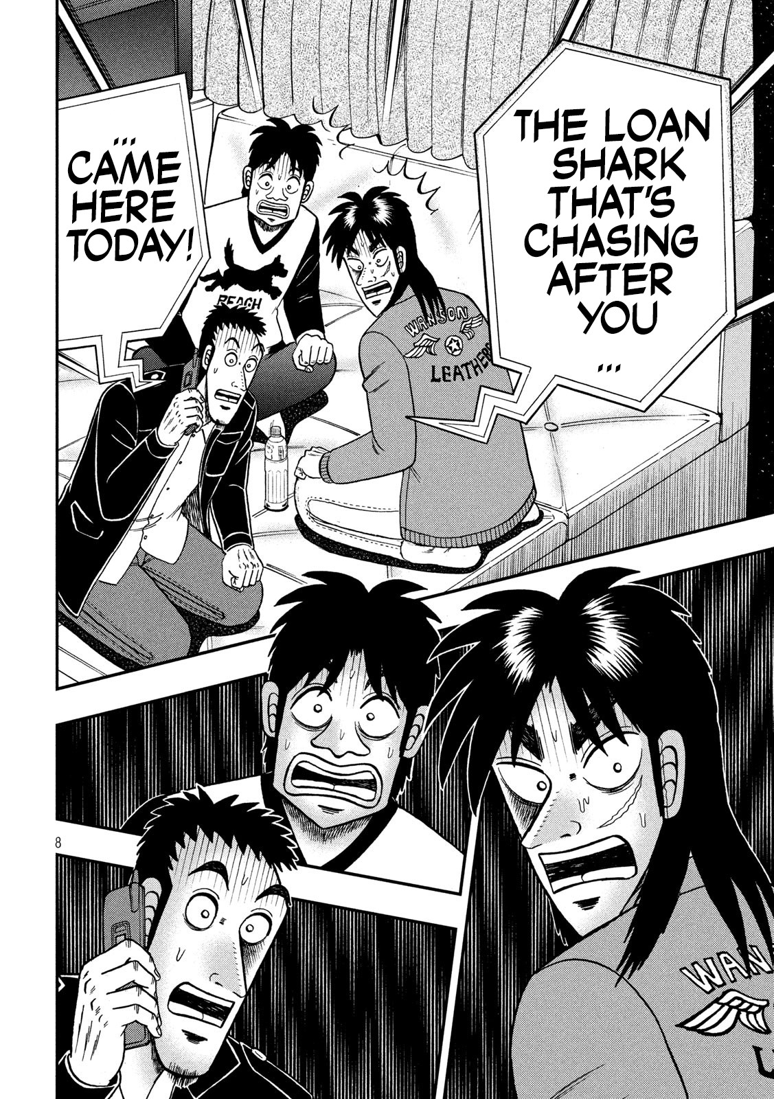 Gambling Outcast Kaiji: The 2.4 Billion Escape Arc - Kaiji Part 6 Chapter 346 page 8 - Chapter 346: Quick Wit