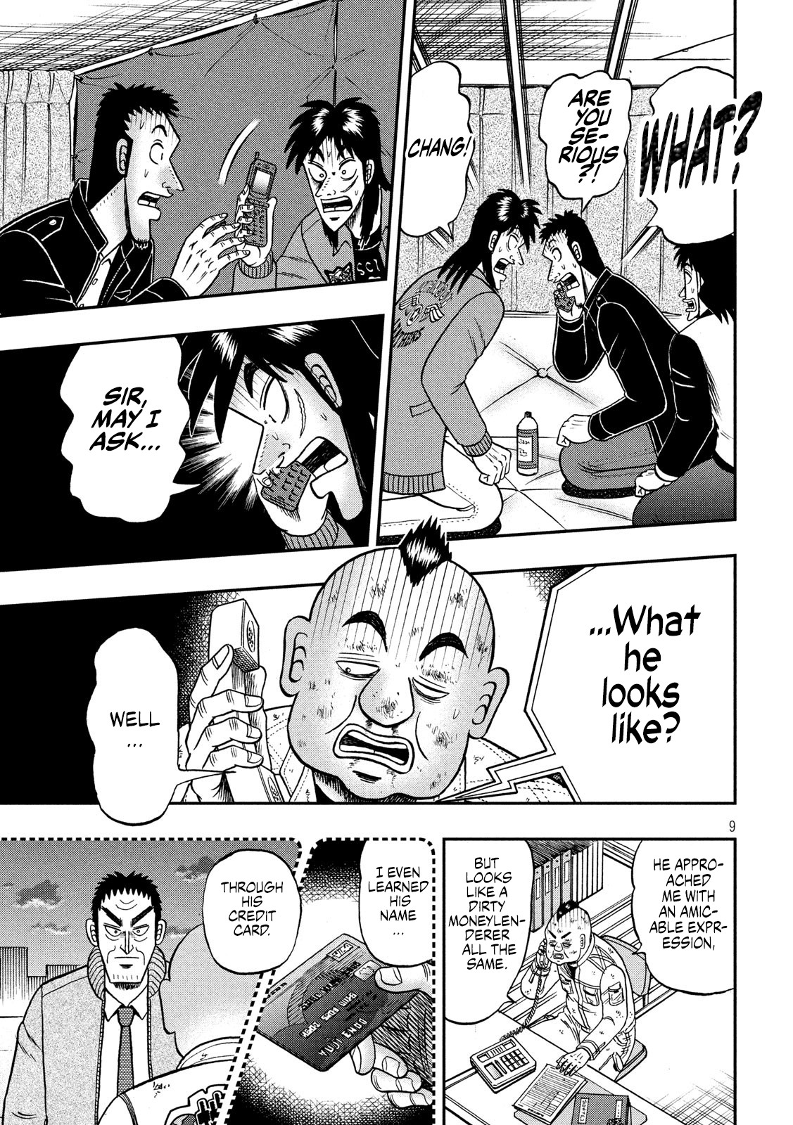 Gambling Outcast Kaiji: The 2.4 Billion Escape Arc - Kaiji Part 6 Chapter 346 page 9 - Chapter 346: Quick Wit