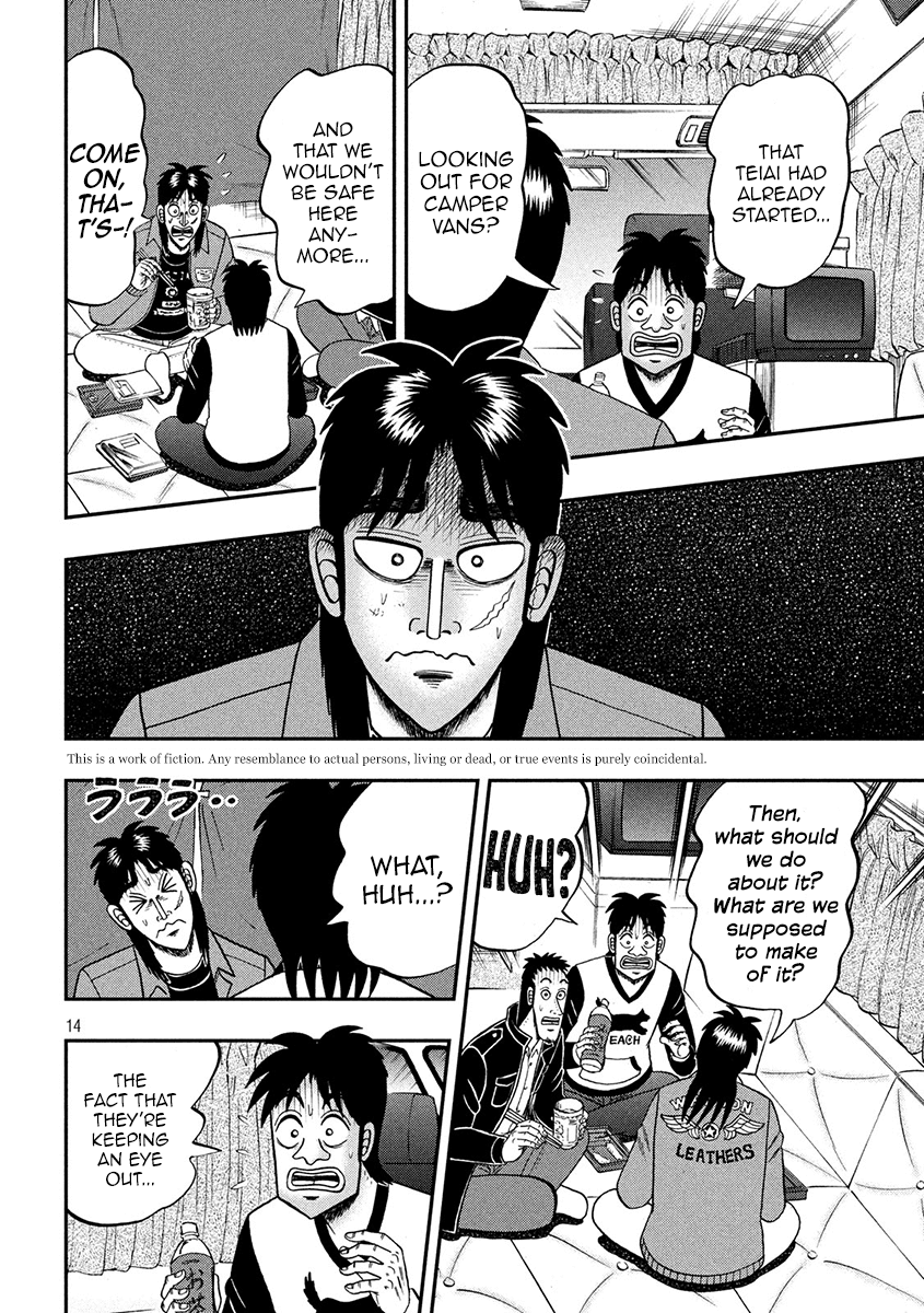 Gambling Outcast Kaiji: The 2.4 Billion Escape Arc - Kaiji Part 6 Chapter 347 page 14 - Chapter 347: Rebuttal