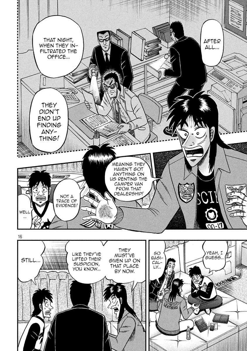 Gambling Outcast Kaiji: The 2.4 Billion Escape Arc - Kaiji Part 6 Chapter 347 page 16 - Chapter 347: Rebuttal