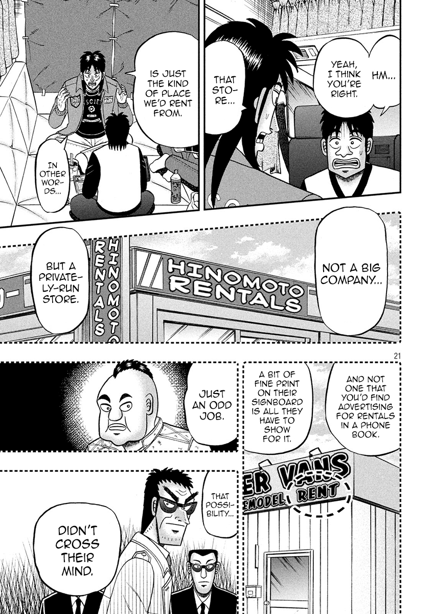 Gambling Outcast Kaiji: The 2.4 Billion Escape Arc - Kaiji Part 6 Chapter 347 page 21 - Chapter 347: Rebuttal