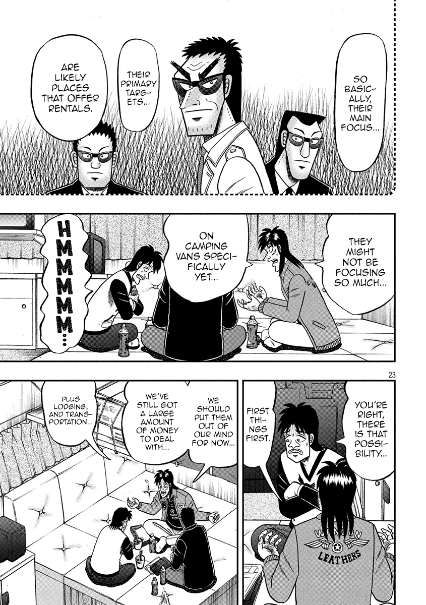 Gambling Outcast Kaiji: The 2.4 Billion Escape Arc - Kaiji Part 6 Chapter 347 page 23 - Chapter 347: Rebuttal
