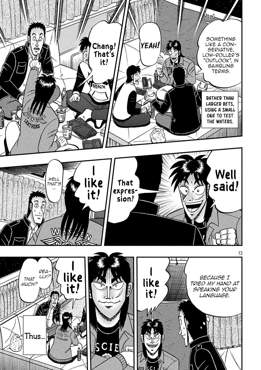 Gambling Outcast Kaiji: The 2.4 Billion Escape Arc - Kaiji Part 6 Chapter 348 page 13 - Chapter 348: Trailblazing