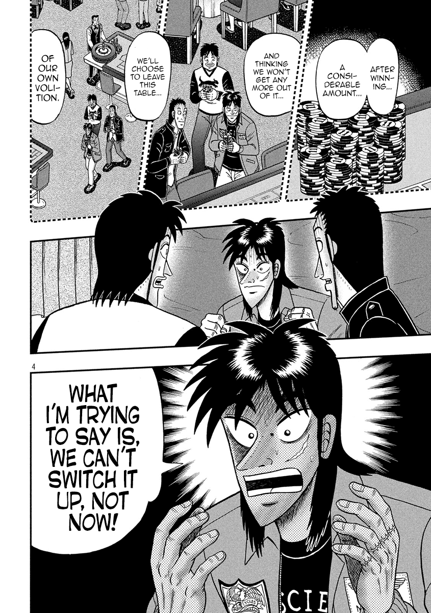 Gambling Outcast Kaiji: The 2.4 Billion Escape Arc - Kaiji Part 6 Chapter 348 page 4 - Chapter 348: Trailblazing
