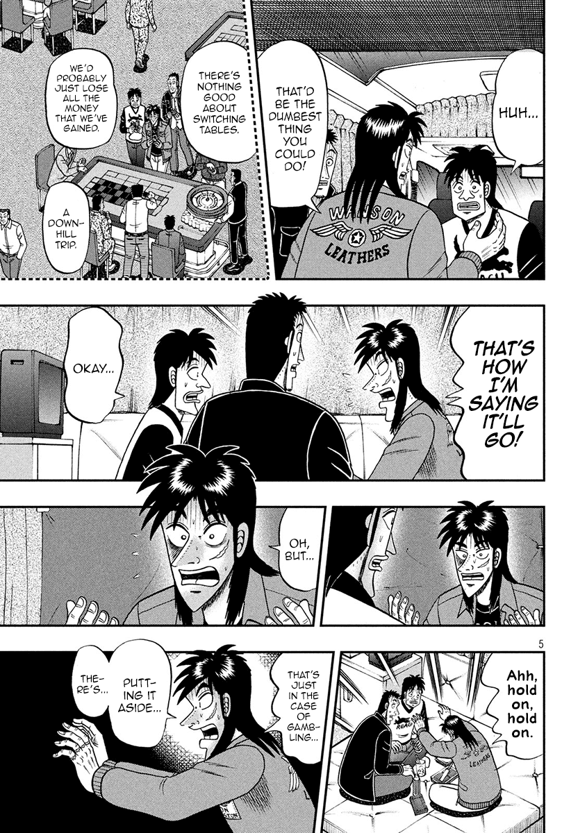 Gambling Outcast Kaiji: The 2.4 Billion Escape Arc - Kaiji Part 6 Chapter 348 page 5 - Chapter 348: Trailblazing