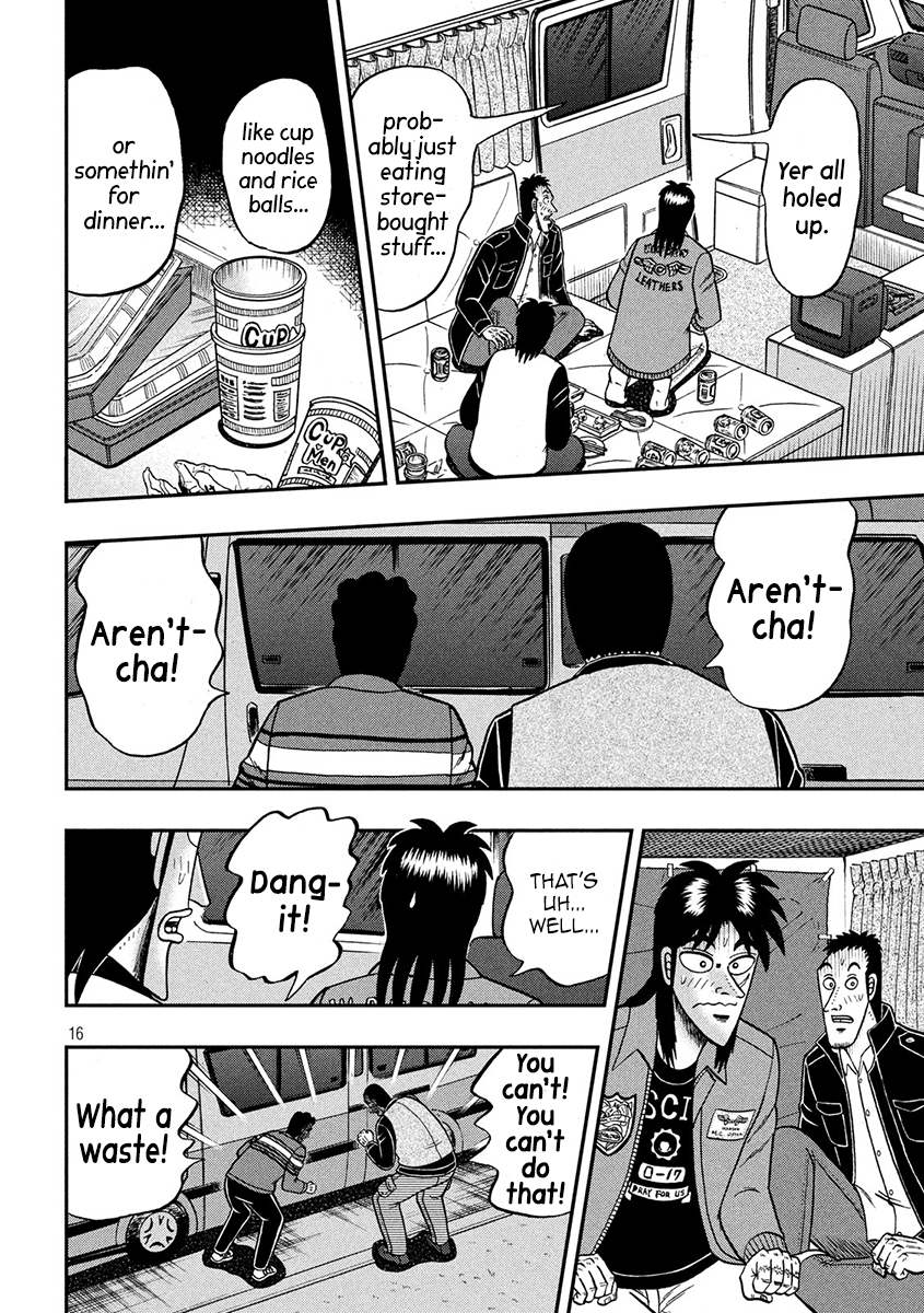 Gambling Outcast Kaiji: The 2.4 Billion Escape Arc - Kaiji Part 6 Chapter 349 page 15 - Chapter 349: Shangri-La