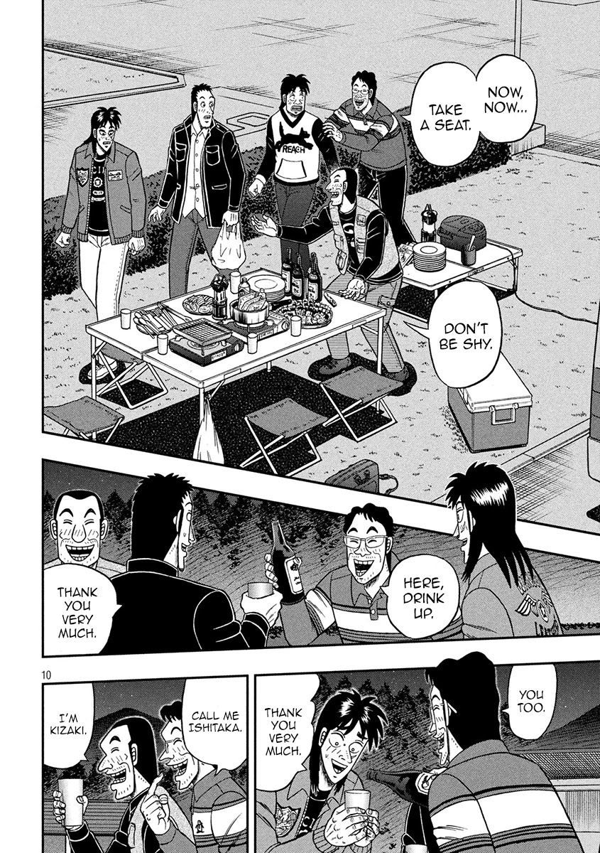 Gambling Outcast Kaiji: The 2.4 Billion Escape Arc - Kaiji Part 6 Chapter 350 page 10 - Chapter 350: Bivouac