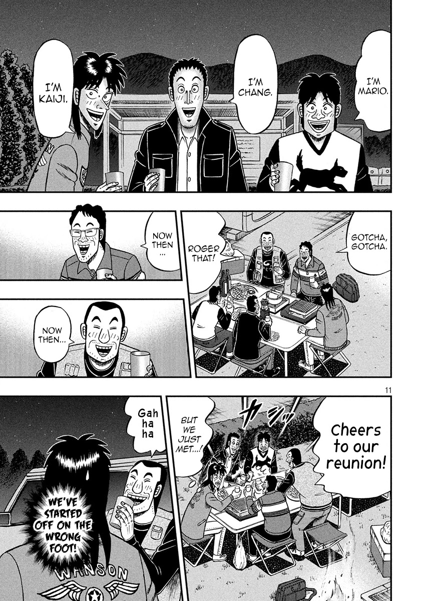 Gambling Outcast Kaiji: The 2.4 Billion Escape Arc - Kaiji Part 6 Chapter 350 page 11 - Chapter 350: Bivouac
