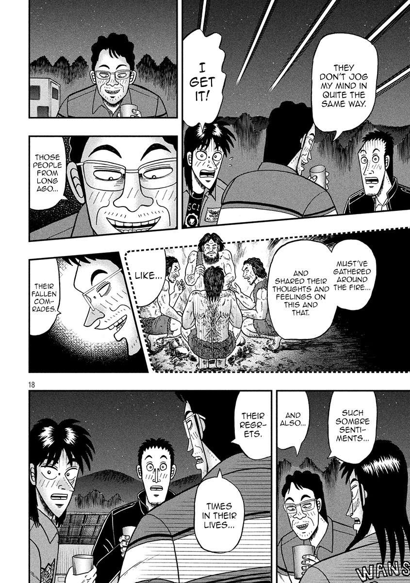 Gambling Outcast Kaiji: The 2.4 Billion Escape Arc - Kaiji Part 6 Chapter 350 page 18 - Chapter 350: Bivouac